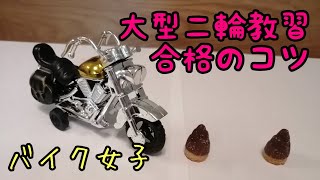 【大型二輪教習】バイク女子というかおばさんがすんなりと取得できた方法を伝授します