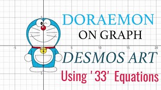 DORAEMON ON GRAPH | DESMOS ART | PLAY WITH GRAPHS