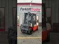 nissan ugj02a30pv 6000lb outdoor pneumatic tire forklift with full cab