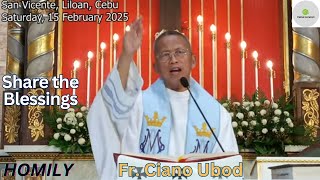 Fr. Ciano Ubod - Nganong kinahanglang I-apod-apod ang mga Grasya nga atong Nadawat ngadto sa Uban?