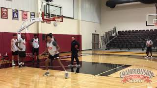 Develop Better Basketball Post Players with the "Step Dribble Hop" Drill!