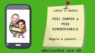 Peso dei camper e sovraccarico: come stare in regola e salvare la patente