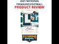 2021 National Treasures Football Hobby - Product Review - 1/1 worth $1,000,000?!?!