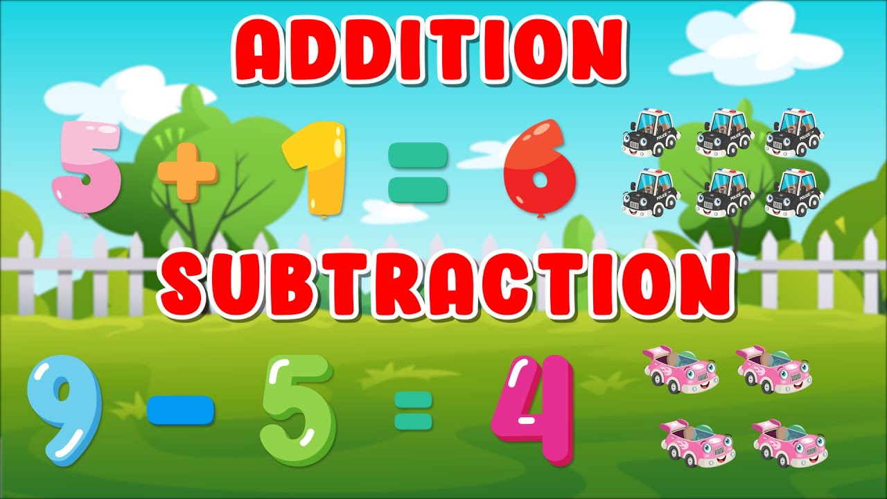 Addition And Subtraction Songs For Kindergarten- Nursery Rhymes ...