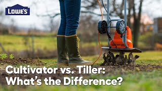 Difference Between a Cultivator & Tiller: Video Guide