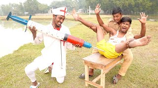 Must Watch New Comedy Video 2022 New Doctor Funny Injection Wala Comedy Video pagol vs doctor ep 104