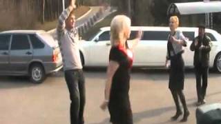 Car crash at wedding celebration in Russia