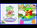 Draw My Life with Gus the Gummy Gator! Learn about Good Habits and Pretend Play Stories!