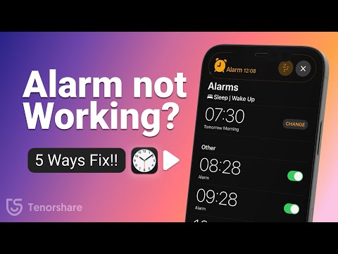 Alarm Not Working on iPhone Fixed 2024 - iOS 17 - iPhone Alarm Clock Bug