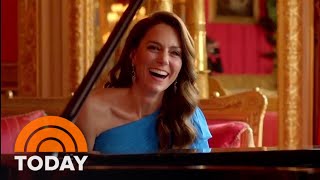 See Kate Middleton show off piano skills at 2023 Eurovision