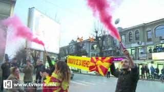 ВИДЕО: Запросување на протест во Охрид