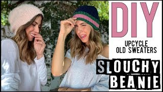 DIY: How to Make a BEANIE Hat!! [Slouchy or Fitted] - by Orly Shani