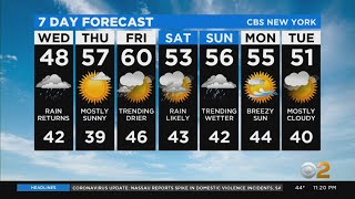 New York Weather: CBS2 3/24 Nightly Forecast at 11PM