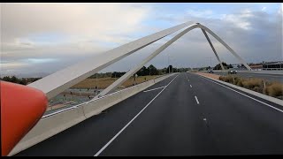 Northern Motorway into Christchurch at 180kph