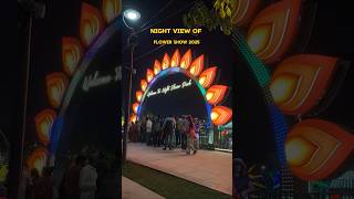 NIGHT VIEW OF FLOWER SHOW 2025 #flowershow #flowers #flowers #ahmedabad #flowershow2025 #trending