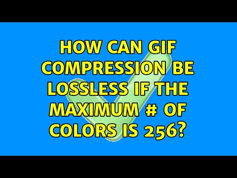Why can GIFs only have 256 colors?