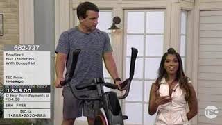 Tom Holland on The Shopping Channel for the Bowflex MAX - With Host Lisa Chang