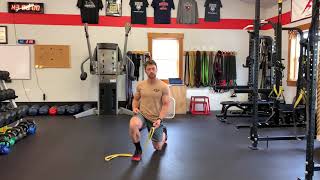 Isometric Zercher Split Squat - Band