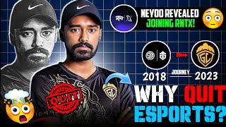 *SHOCKING! Neyoo Joining RNTX🚨 “REAL TRUTH” Why *QUIT ESPORTS*🥺 Comeback Possible❓😯