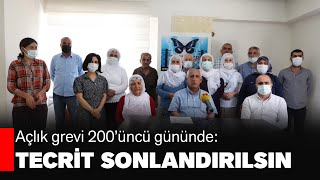 TUAY-DER'DEN AÇLIK GREVİ EYLEMLERİNİN 200'ÜNCÜ GÜNÜNE İLİŞKİN AÇIKLAMA