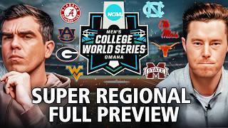 College Baseball Super Regional Breakdown and Preview