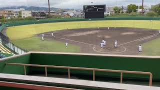 九国大付属高校　シートノック　【春季福岡県大会　準決勝】