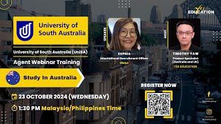 University of South Australia (UniSA) - Yes Education Agent Webinar Training