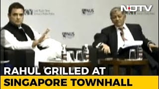 Rahul Gandhi, Grilled In Singapore, Says: 'You Wouldn't Dare With PM Modi'