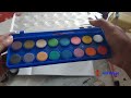 unboxing review u0026 colour chart watercolour merk squezzy part 1