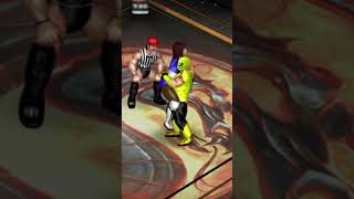 Fire Pro Wrestling World -Skorpion vs Chun Li using Lifted Bearhug