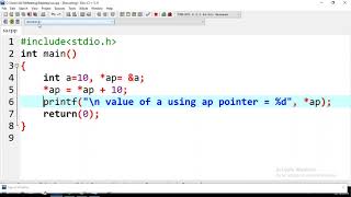 4 Pointers Update value of a variable using pointer