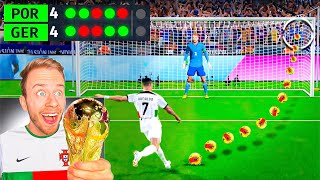 Fußball WM - aber NUR mit ELFMETERN! 👀⚽️ (Katar 2022)