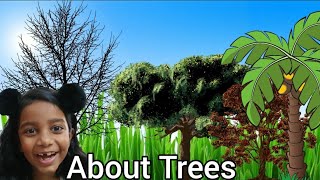 Let's learn about TREES | types of trees | parts of trees and their functions.
