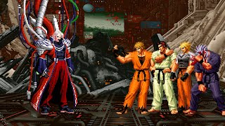 KOF MUGEN | Omega Rugal XV vs KOF Karate Team