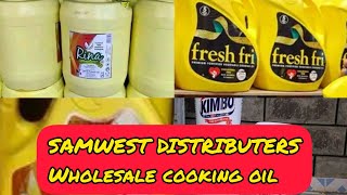 WHOLESALE COOKING OIL PRICES IN SAMWEST DISTRIBUTERS//#wholesale #nairobi #business