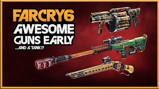 Far Cry 6 | ADVANCED GUN GUIDE - Powerful Weapons Early!