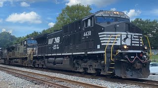 NS Intermodal Train 212 Passes Through Belmont NC with NS leader 4438 (8-19-2021)