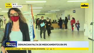 Denuncian falta de medicamentos