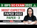 IBPS SO English | Most Expected Paper 2022 | Paper #3 | Adda247 Regulatory Bodies