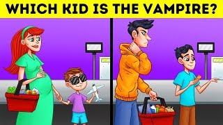 🧛‍♀️ 23 VAMPIRE RIDDLES FOR MYSTERY EXPERTS! FUN PICTURE PUZZLES WITH ANSWERS 🧛‍♂️