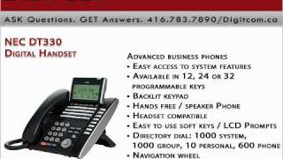 NEC DT330 Digital Handset | Digitcom.ca (Business Phone Systems)