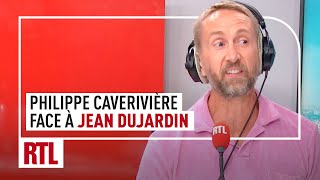 Philippe Caverivière face à Jean Dujardin