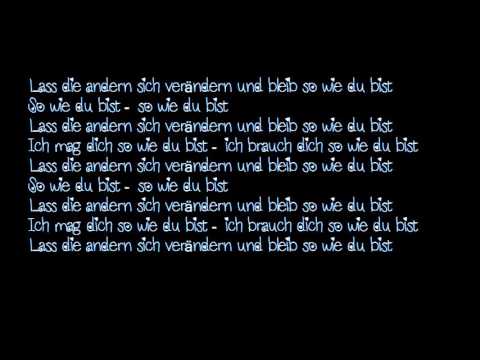 So Wie Du Bist Feat. MoTrip ( Lyrices By Mandyy :D) - YouTube