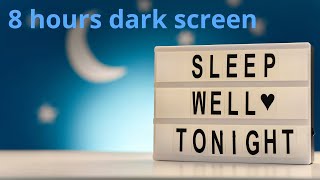 Tinnitus Masking Sound Therapy Sleep Well Tonight Nature Sounds 8 hours Dark Screen