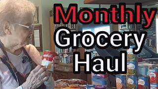 Stretching Every Dollar at 92 | $190 Monthly Grocery Haul - Budget & Frugal Living, Aging Gracefully