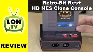 Retro-Bit RES Plus NES Clone Console Review - 720p HDMI + Composite