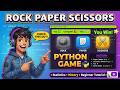 Build a Rock Paper Scissors Game with Statistics & History in Python – Tkinter Tutorial