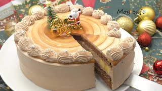 キャラメルチョコバナナケーキ