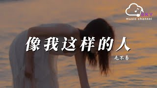 像我這樣的人  - 毛不易『像我這樣孤單的人，像我這樣傻的人，像我這樣不甘平凡的人，世界上有多少人』【動態歌詞】