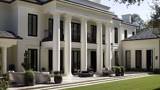 Luxurious Mansions with Greek Style Design Columns.